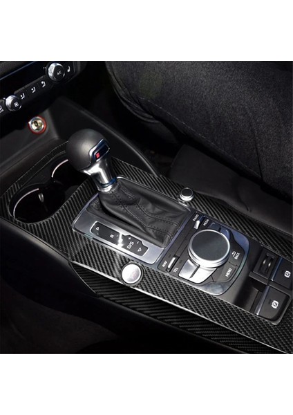 Audi A3 8V 2014-2018 Için Lhd Karbon Fiber Abs Orta Konsol Vites Paneli Dekorasyon Çıkartması Döşemesi (Yurt Dışından) indirimleri