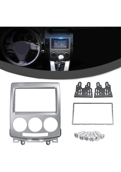 Ford I-Max 2007+ Mazda 5 Premacy 2005+ Için DVD Stereo Paneli 2 Din Ses Radyo Fasya CD Trim Kiti Çerçeve Plakası (Yurt Dışından) fırsatları