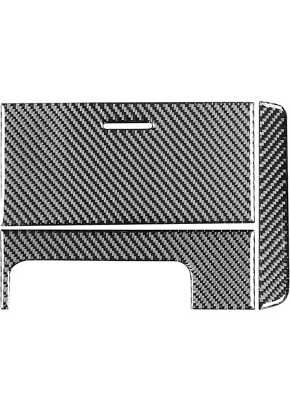 Acura Tsx 2009-2014 Lhd Karbon Fiber Orta Konsol Bardak Tutucu El Freni Paneli Döşeme Iç Aksesuarları (Yurt Dışından)