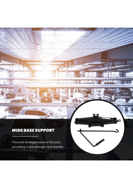 2 Ton (4000 Lbs) Kapasiteli Makaslı Araç Krikosu Saplı Taşınabilir Çelik Lastikli Kriko Sedanlar, Kupalar, Suv'lar Büyük Boy Taban Krikosu (Yurt Dışından) fiyatları