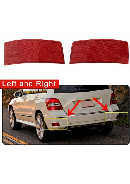 Sağ Arka Tampon Reflektör Işık Trim A2048200174 Mercedes-Benz Glk-Class W204/X204 GLK250 GLK300 GLK350 2008-2012 (Yurt Dışından) modelleri