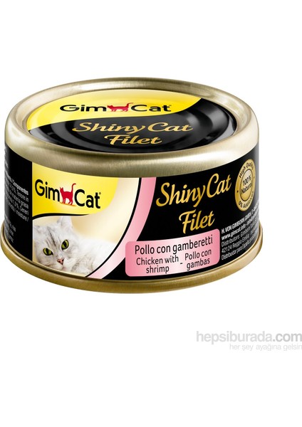 Shınycat Kıyılmış Fileto Tavuk Karides 70Gr