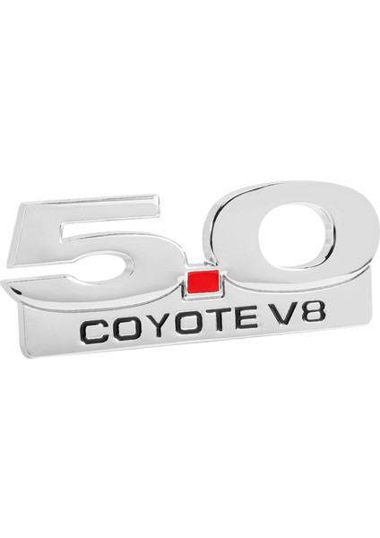 5.0 Coyote V8 Amblem 11-14 Ford Mustang F150 F250 F350 Krom Yan Gövde Çamurluk Amblemler Çıkartma Rozet Tabela (Yurt Dışından)