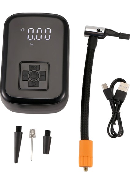 Taşınabilir Araba Hava Pompası USB Şarjlı Kablosuz Akıllı Dijital Ekranlı Lastik Şişirme Makinesi Elektrikli Lastik Şişirme Makinesi (Yurt Dışından)