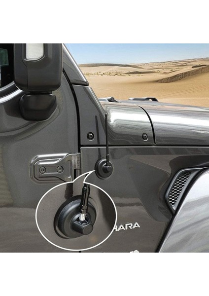 Wrangler Için Radyo Anteni Jeep Wrangler Jk Jku Jl Jlu 2007-2020 (7 Inç) Için Esnek Metal Araba Radyo Anteni (Yurt Dışından) fiyatları