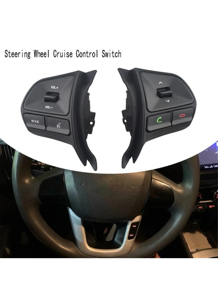 Çok Fonksiyonlu Direksiyon Simidi Düğmesi Ses Ayar Düğmesi Seyir Kontrol Anahtarı Kıa Rıo 5 Kapılı 2012-2015 (Yurt Dışından) fiyatları