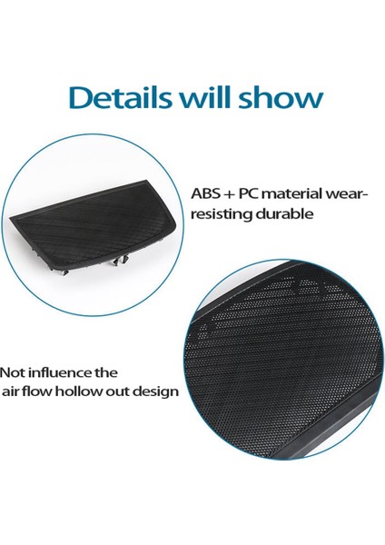 Gösterge Paneli Hoparlör Kapağı Panel Izgara Hoparlör Ağı Kapağı-Bmw X5 E70 2006-2013 X6 E71 2008-2014 51457161796 (Yurt Dışından) indirimleri