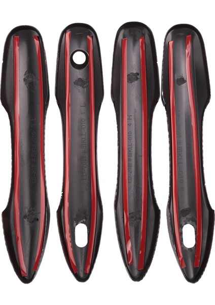 2019-2023 Toyota Corolla Hatchback Için Karbon Fiber Yan Akıllı Dış Kapı Kulp Kılıfı Trim Koruyucu (Yurt Dışından) modelleri