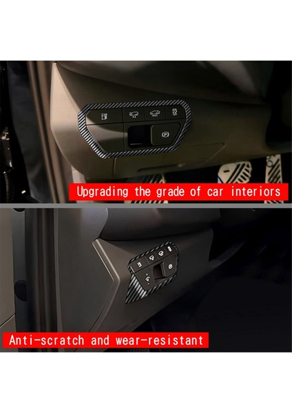 Kia Ev9 2023 2024 Çok Işlevli Düğme Trim Sticker Iç Aksesuarlar Için Araba Far Ayar Anahtarı Trim Paneli (Yurt Dışından) indirimleri