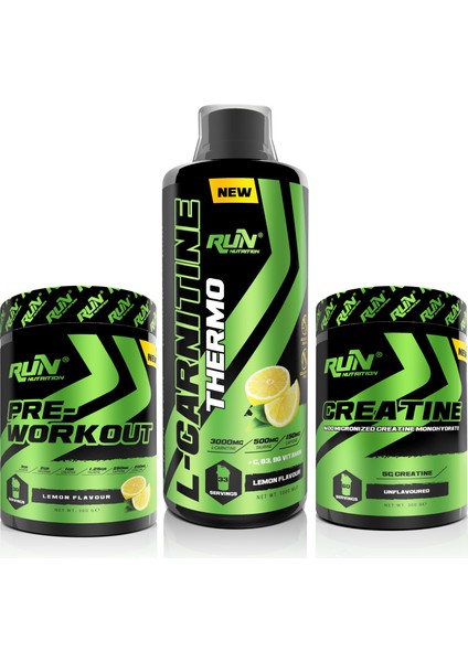 L-Carnitine Ve Performans Kombinasyon Paketi (L-Carnitine,Creatine,Pre-Workout)