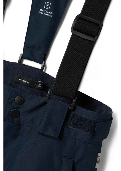 Name İt Normal Bel Lastikli Paça Lacivert Erkek Pantolon NKNSNOW10 Pant Solıd 1fo Noos