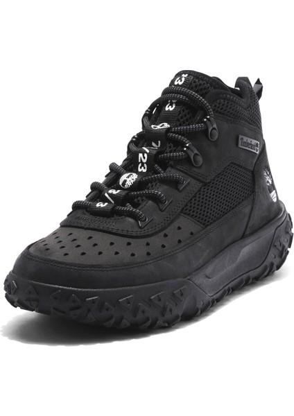 GreenStride Motion 6 MID LACE UP SNEAKER Erkek Jet Black Sneaker TB0A5VAC0151