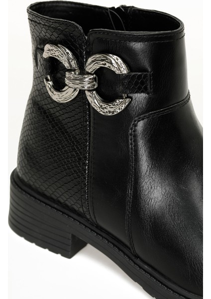 324073.Z 5pr Siyah Kadın Düz Bot