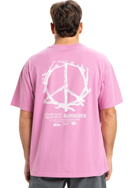 HW TREE CONNECTION SS Gül Kurusu Erkek Kısa Kol T-Shirt