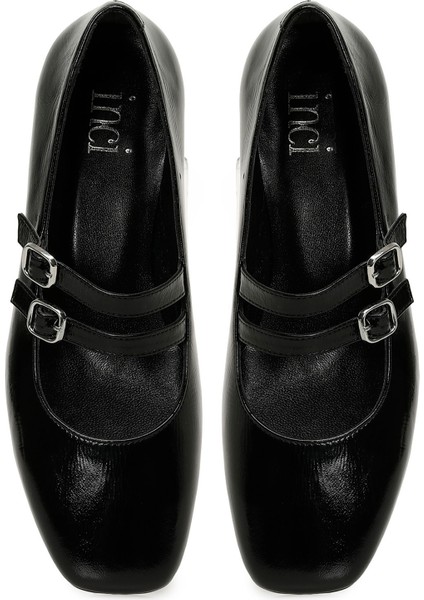 Inci Incı Tan 5pr Siyah Kadın Babet