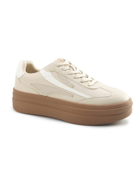 Karen Pu 5pr Bej Kadın Sneaker
