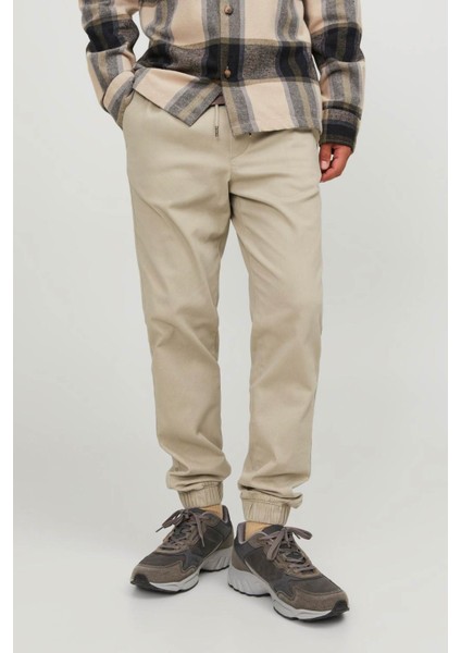 JPSTGORDON JJDAVE JOGGER Ekru Erkek Pantolon