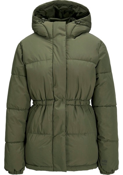 JXWORLD PUFFER JACKET Yeşil Kadın Kaban