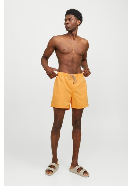 JPSTFIJI JJSWIM SOLID LY Turuncu Erkek Deniz Şortu