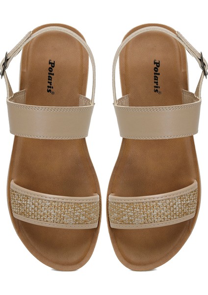 323688.Z 5fx Bej Kadın Düz Sandalet
