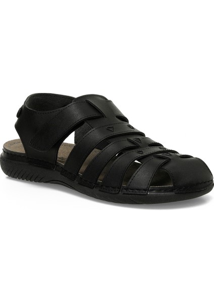 408025.M5FX Siyah Erkek Sandalet
