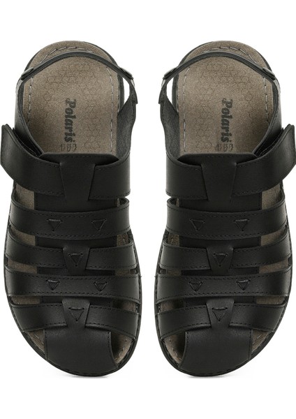 408025.M5FX Siyah Erkek Sandalet