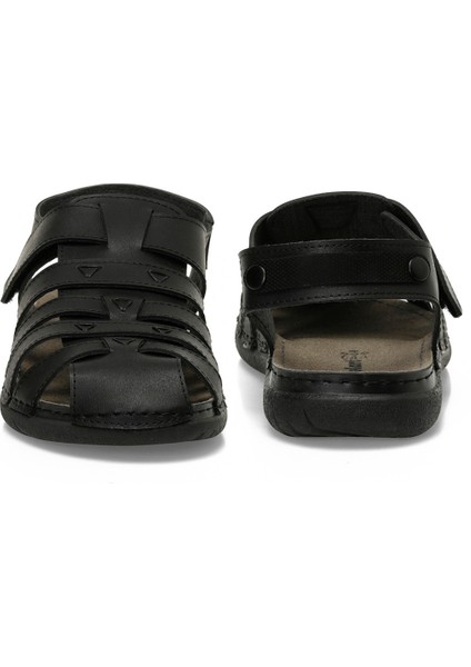 408025.M5FX Siyah Erkek Sandalet