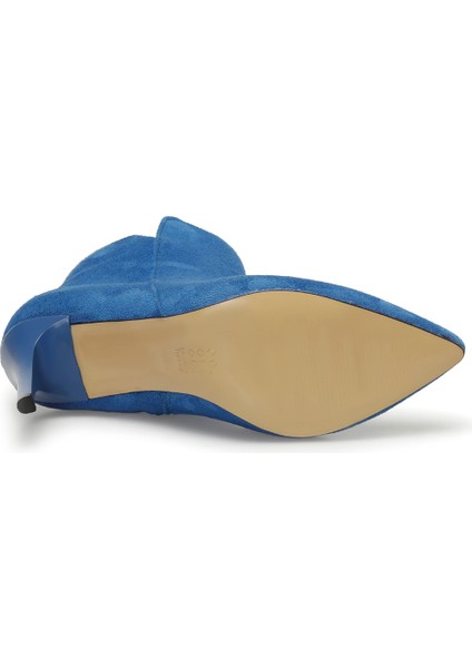 Cyrus 3pr Mavi Kadın Topuklu Bot