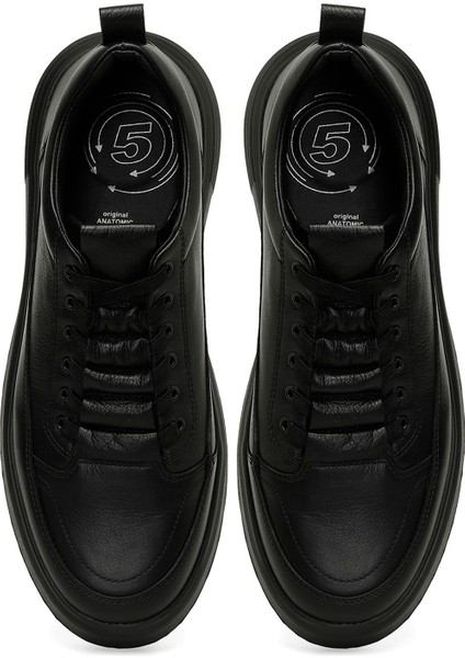 108077.M 5fx Siyah Erkek Comfort Ayakkabı