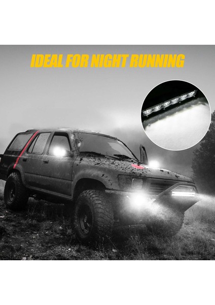 Inç 1800LM 18W Su Geçirmez Spot Sel Kombo Işık Ultra Ince Tek Sıralı Off Road LED Işık Çubuğu Kamyonlar, Atv Tekneler ve Arabalar Için (Yurt Dışından) indirimleri