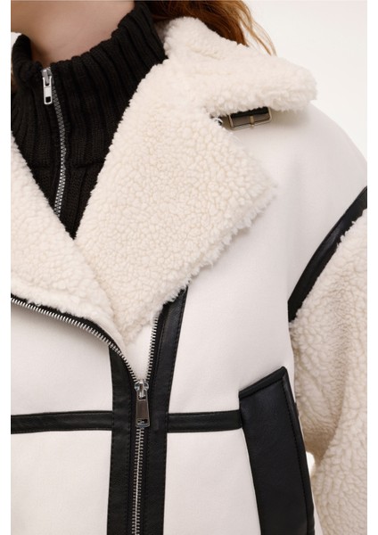 WL NANCY 6NSED0203 4PR Ekru Kadın Mont