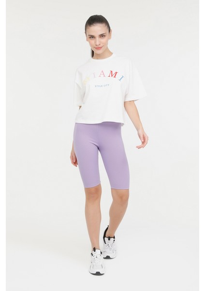 Wl Marıanne 11Ssk102 4Fx Beyaz Kadın Kısa Kol T-Shirt