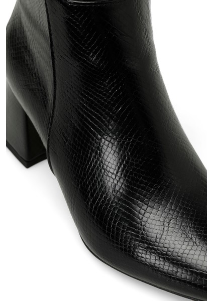 23K-173 3Pr Siyah Kadın Topuklu Bot