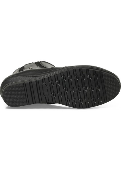 162297.Z4Pr Siyah Kadın Dolgu Topuk Bot