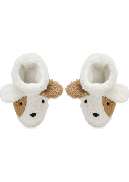 POFA.P4PR Krem Erkek Çocuk Panduf