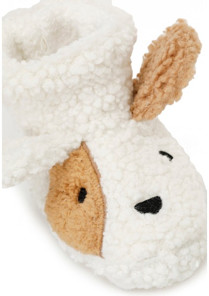 POFA.P4PR Krem Erkek Çocuk Panduf