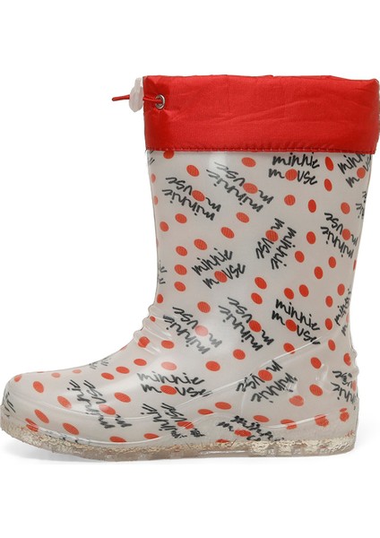 Mırane.P4Pr Beyaz Kız Çocuk Yağmur Çizmesi
