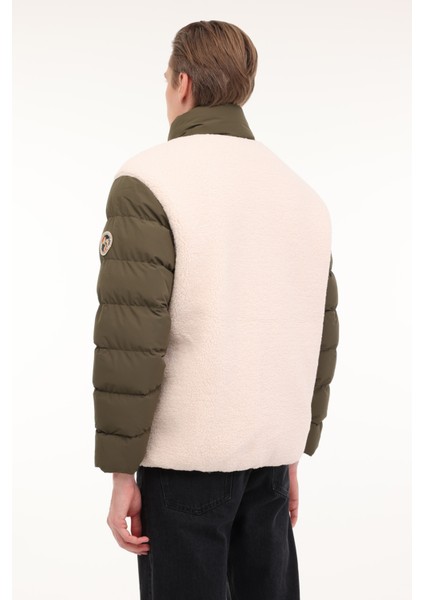 ML TALOH 2CFFW24M13 4PR Ekru Erkek Kısa Kaban