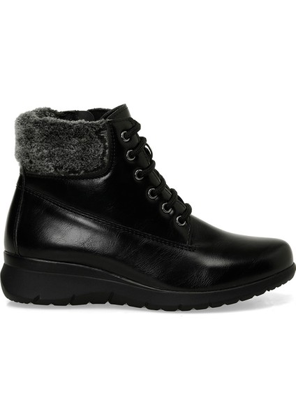 166659.Z4PR Siyah Kadın Düz Bot