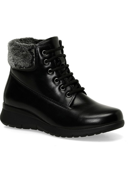 166659.Z4PR Siyah Kadın Düz Bot