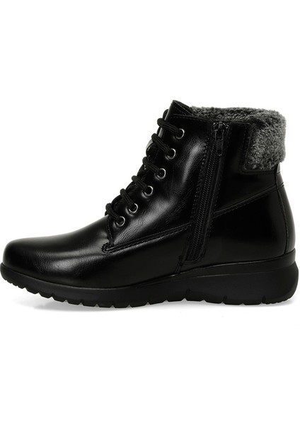 166659.Z4PR Siyah Kadın Düz Bot