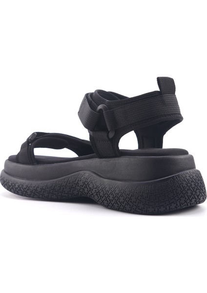 INCI KAMU 4FX Siyah Kadın Spor Sandalet