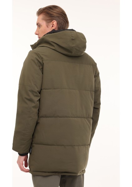 ML ADLERS LONG COAT 4PR Haki Erkek Uzun Kaban