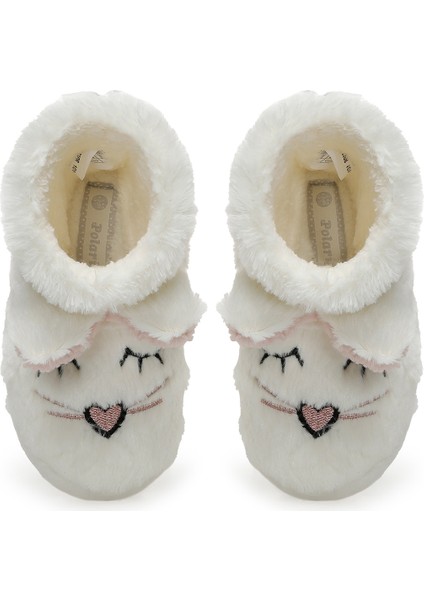 622167.P3PR Krem Kız Çocuk Panduf