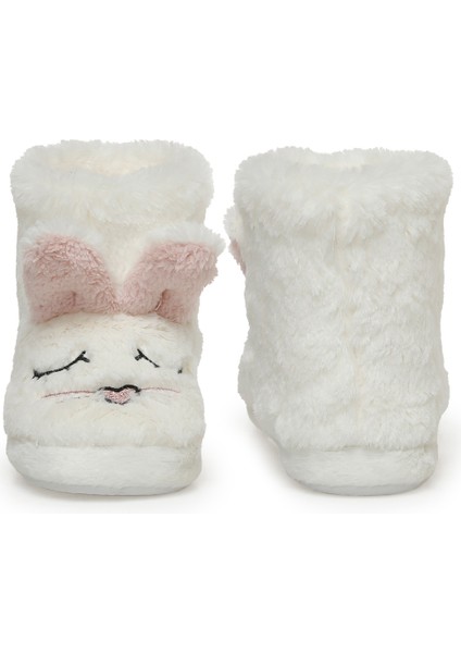 622167.P3PR Krem Kız Çocuk Panduf