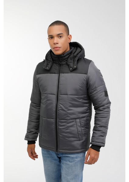 ml Arny-C Coat 3pr Gri Erkek Kısa Kaban