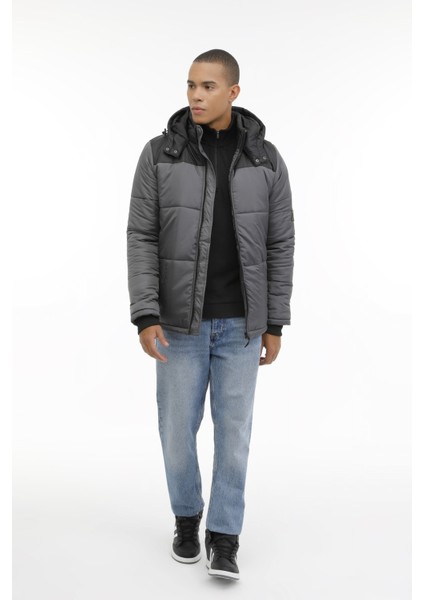 ml Arny-C Coat 3pr Gri Erkek Kısa Kaban