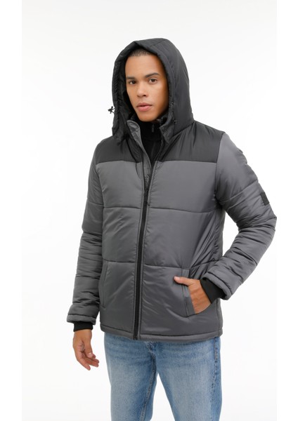 ml Arny-C Coat 3pr Gri Erkek Kısa Kaban