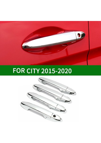 Honda Cıty 2015-2020 Için Krom Araç Dış Dış Yan Kapı Kolu Koruyucu Kapak Döşemesi (Yurt Dışından) fiyatları