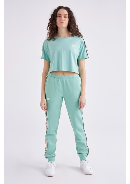 222 BANDA APUA TK Yeşil Kadın Kısa Kol T-Shirt